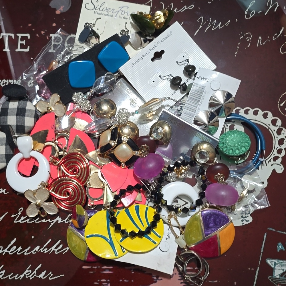 Lot of Earring Sets Vintage Modern Contemporary
